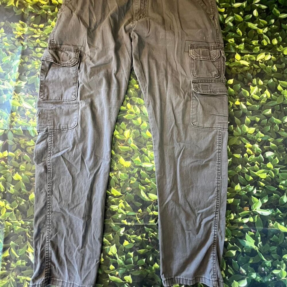 Wrangler Men's Grey and Black Trousers